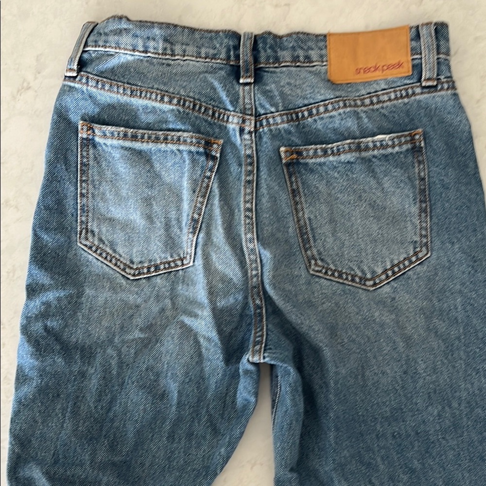 VICI High Rise Distressed Blue Jeans size 26 - Picture 5 of 5